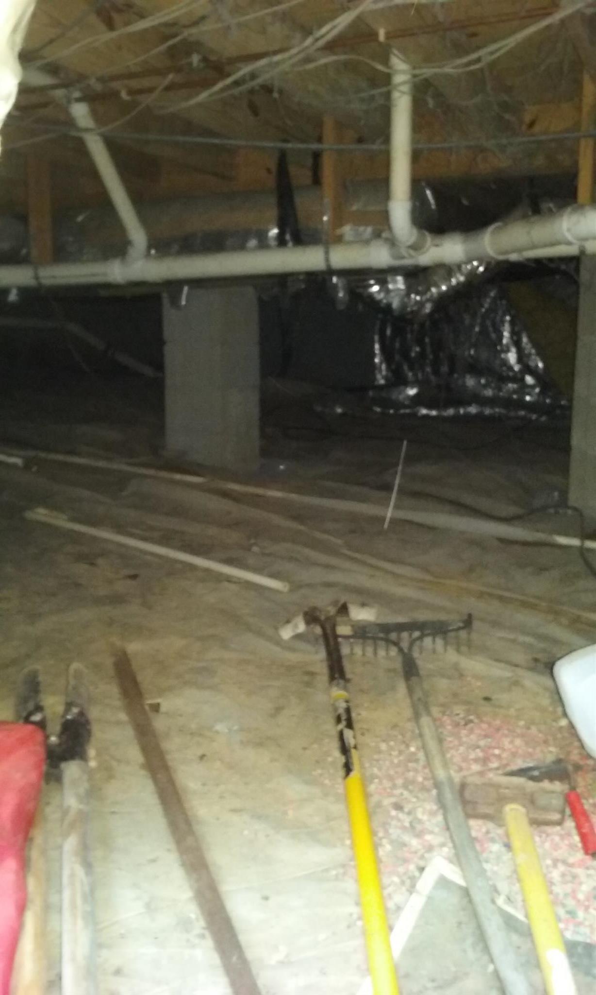 5577 Bell Branch Road Nunnelly, TN 37137 - Photo 29 of 30 Nice dry crawlspace, moisture barrier in place