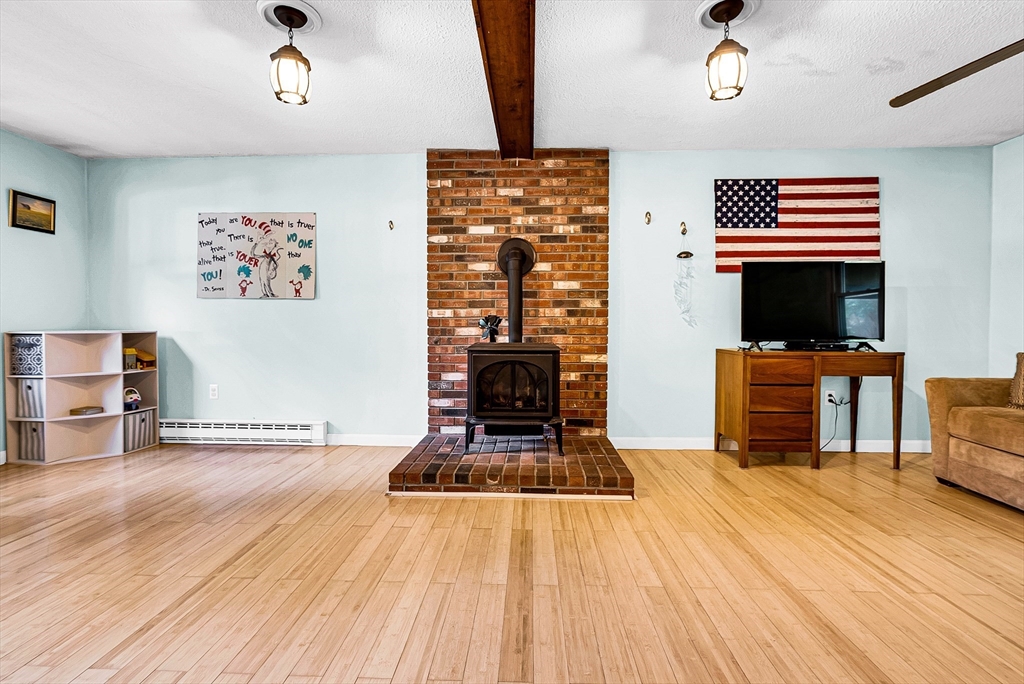 102 Lower Gore Road Webster, MA 01570 - Photo 14 of 40 a living room with furniture and a flat screen tv