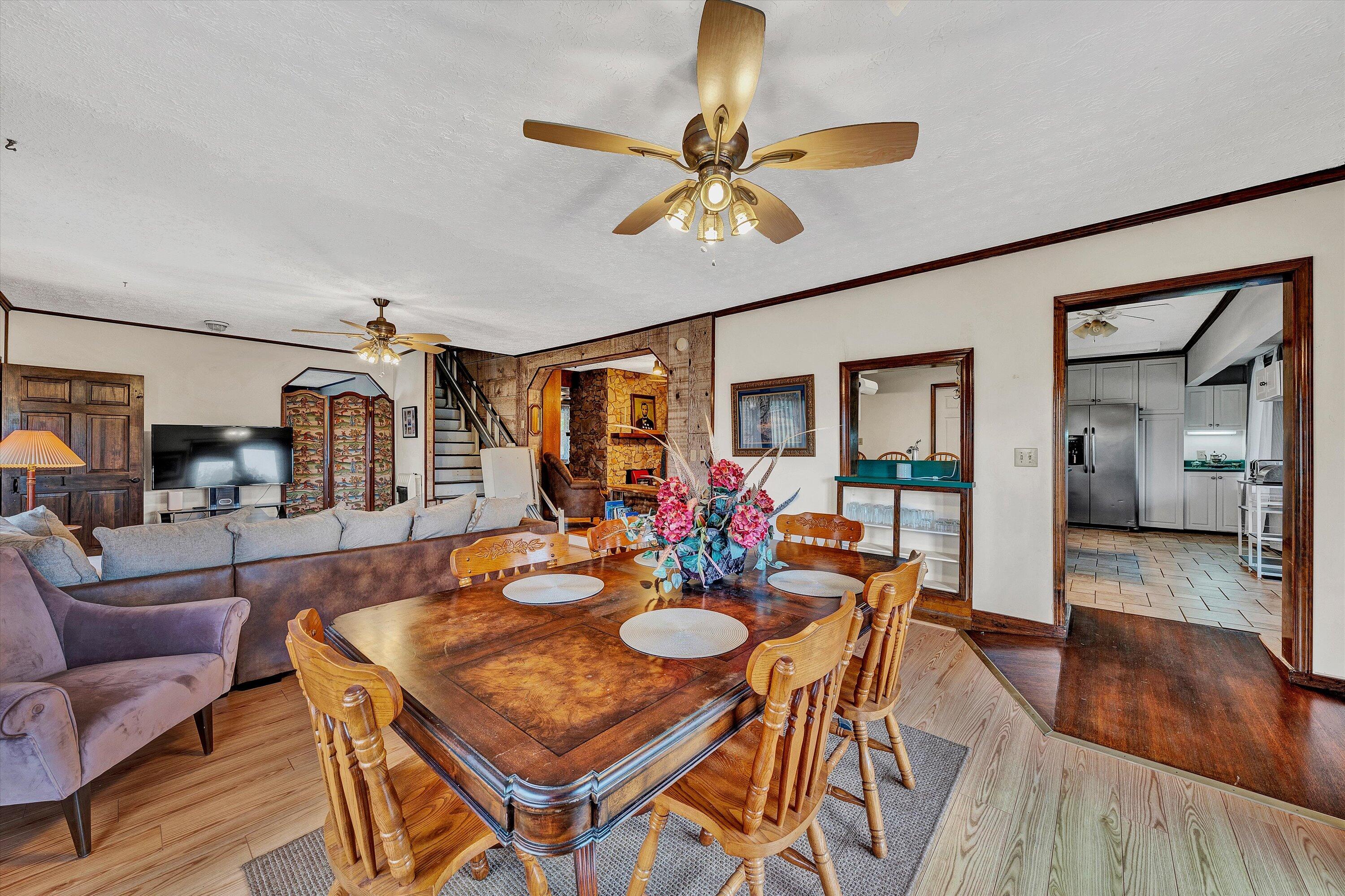1117 Bouldin Road Ridgeway, VA 24148 - Photo 23 of 70 a view of a dining room with furniture and wooden floor