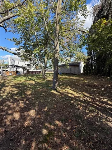 a view of water view with large trees