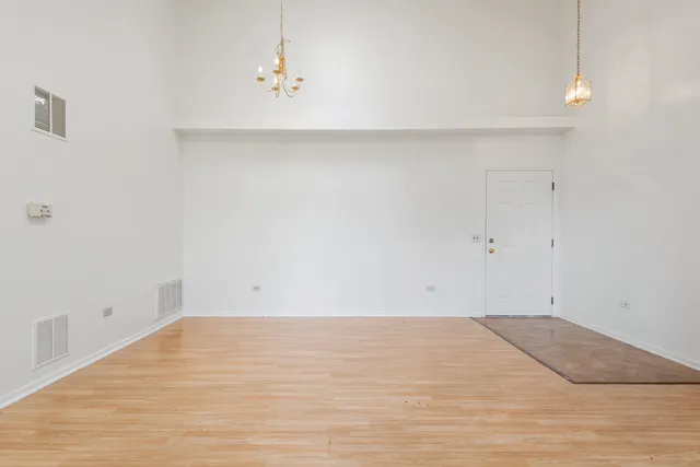 a view of an empty room