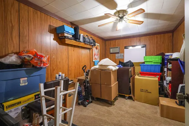 a backyard of a house