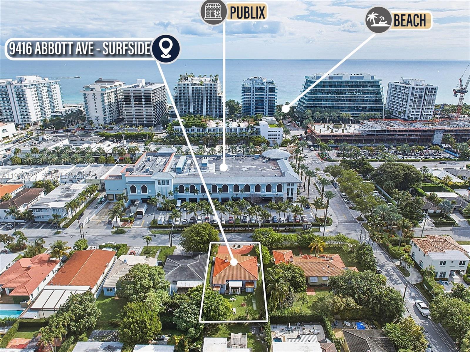 Surfside Surfside, FL 33154 - Photo 39 of 42 a view of a city with lots of plants and seating area