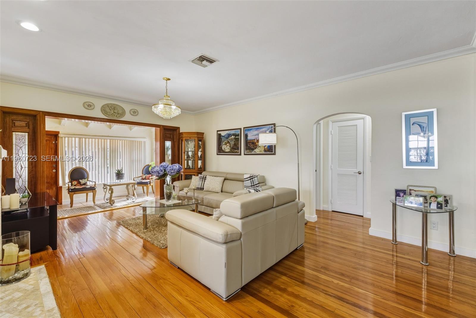 Surfside Surfside, FL 33154 - Photo 10 of 42 a living room with furniture and a wooden floor
