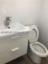 a close view of a sink in a bathroom