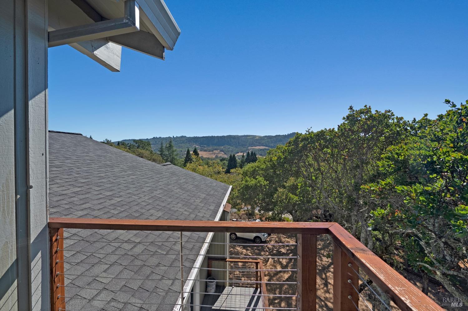 4727 Woodview Drive Santa Rosa, CA 95405 - Photo 43 of 46 a view of balcony with wooden floor and fence