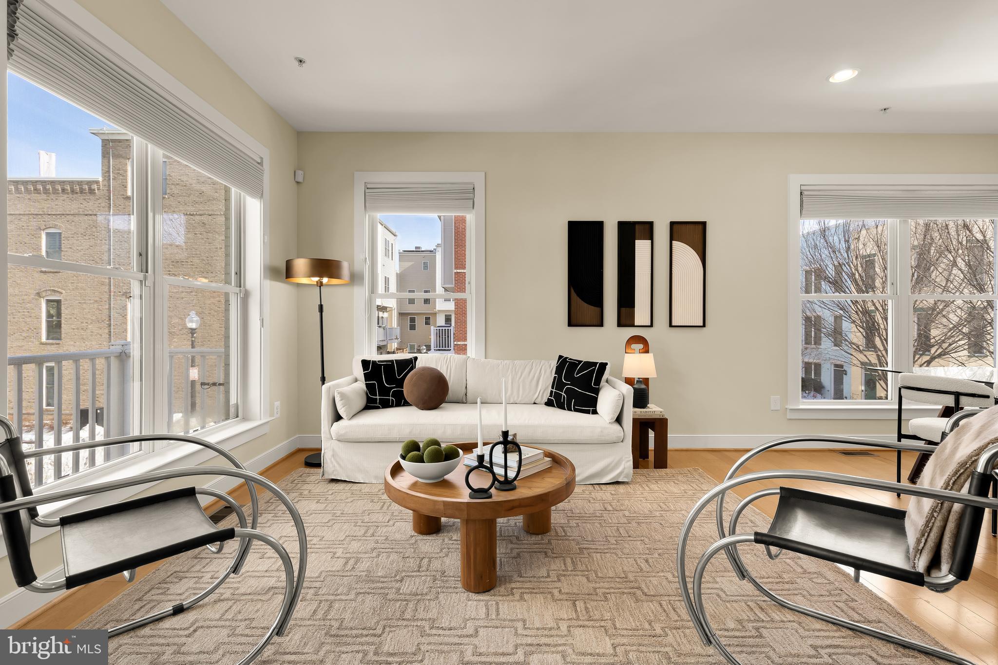 907 3rd Place Southeast Washington, DC 20003 - Photo 2 of 38 Living space with tons of light