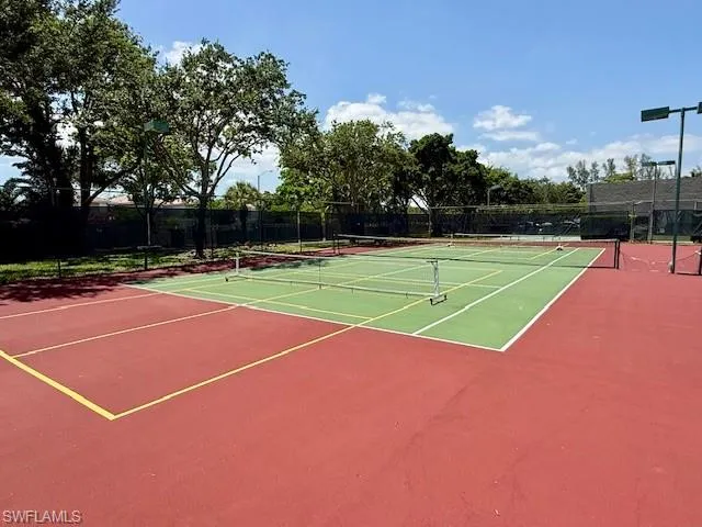 a view of a tennis court