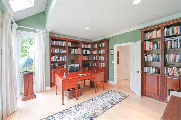 3 Gussett Road Wenham, MA 01984 - Photo 17 of 30 a living room with furniture and a book shelf