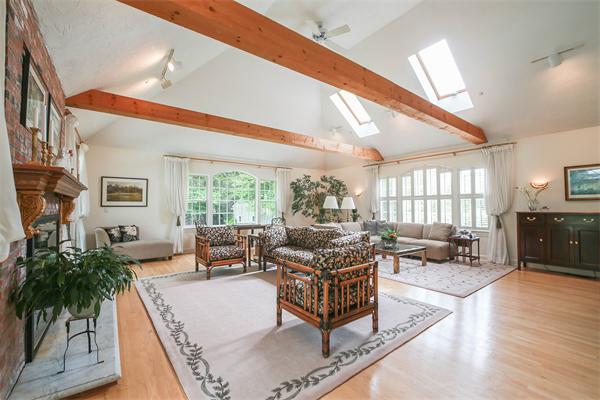 3 Gussett Road Wenham, MA 01984 - Photo 3 of 30 a living room with furniture a large window and wooden floor