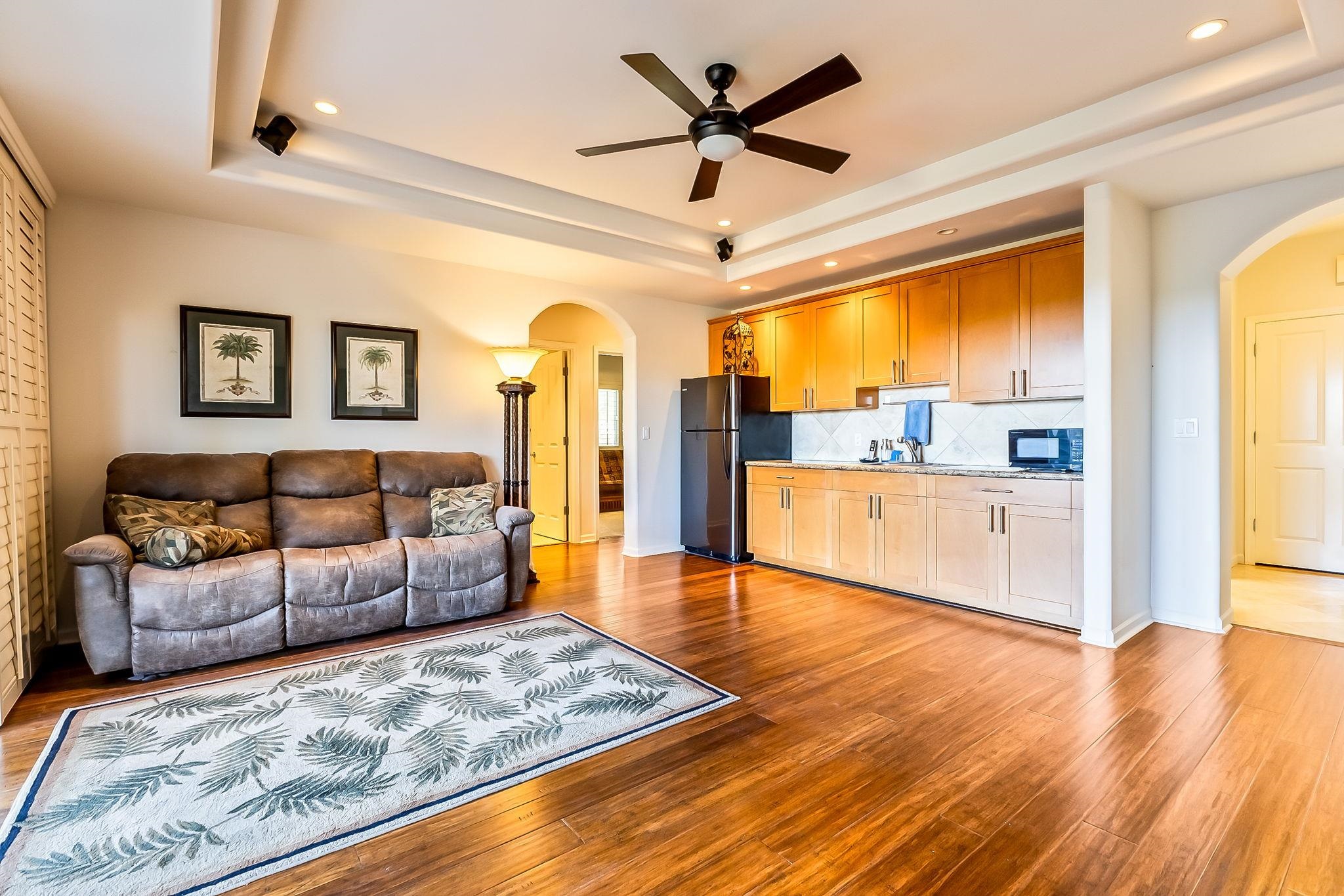 302 Kahana Ridge Drive Lahaina, HI 96761 - Photo 31 of 50 a living room with furniture and a large window