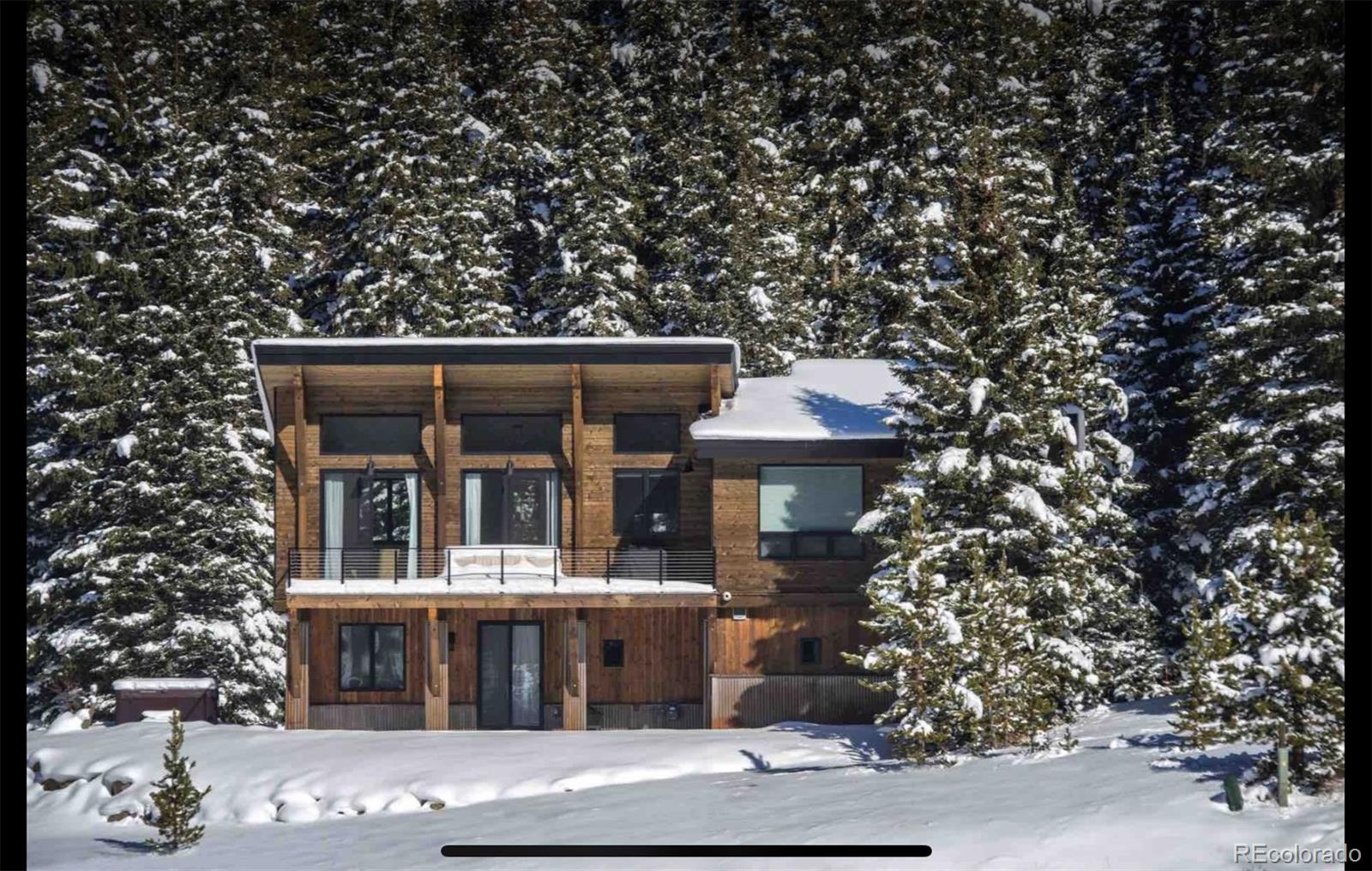 85 Silverheels Road Breckenridge, CO 80424 - Photo 2 of 16 a front view of a house with garden