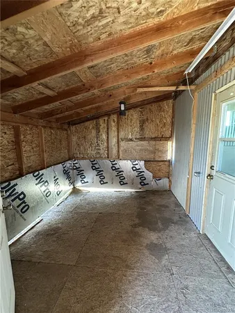 a view of parking garage