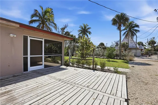 a view of a house with a patio