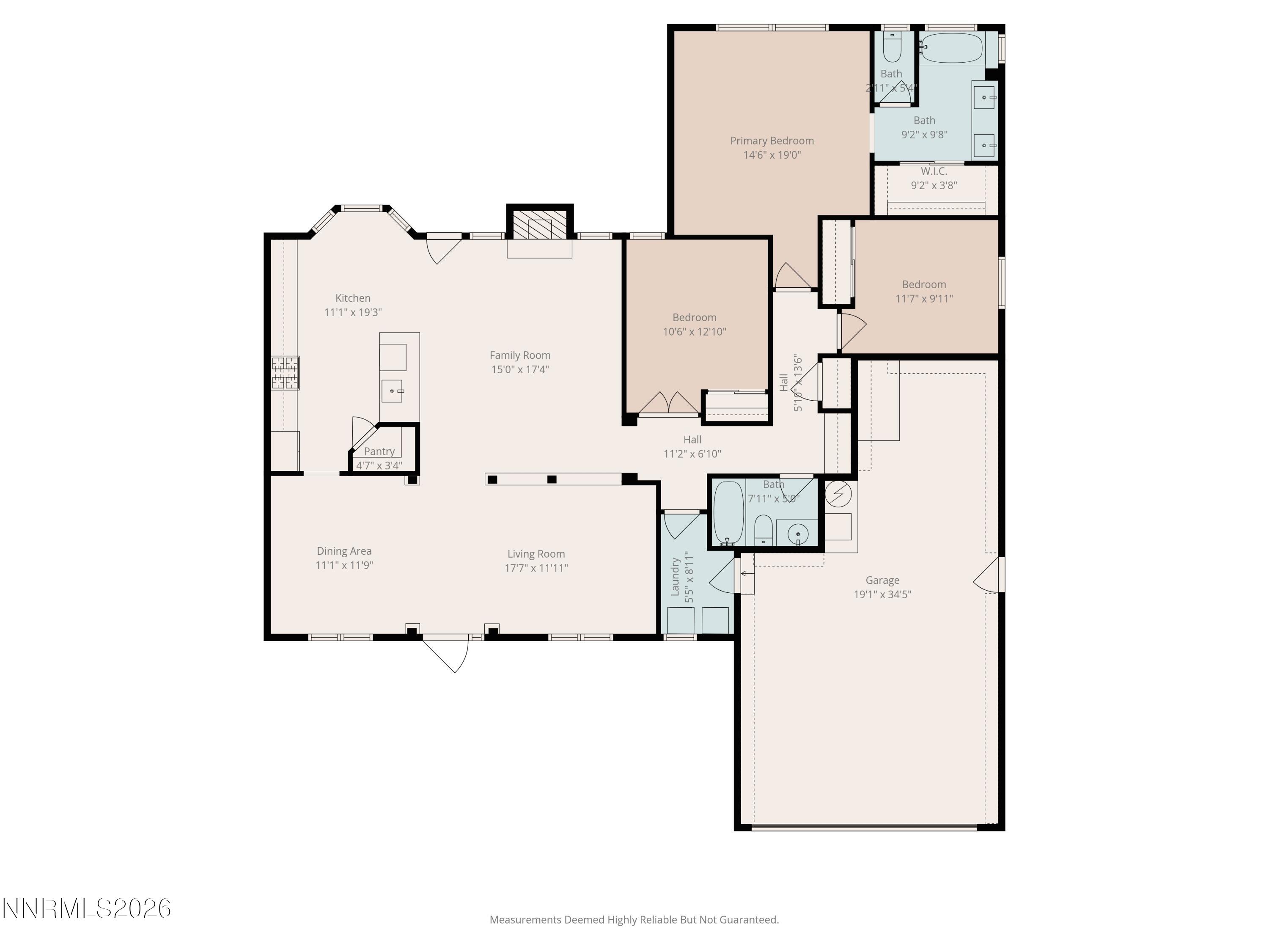 856 Francesca Way Sparks, NV 89436 - Photo 40 of 40 Floorplan