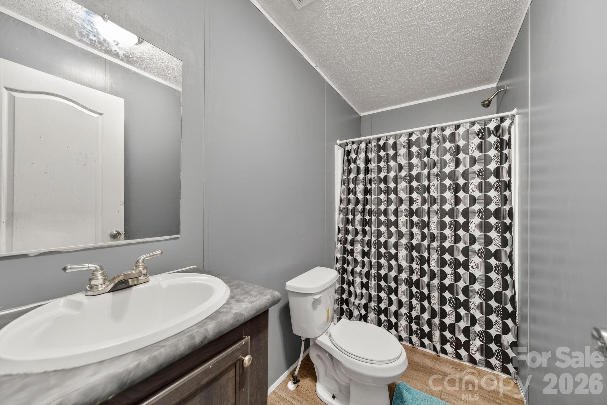 6956 Jamestowne Road Lancaster, SC 29720 - Photo 25 of 36 a bathroom with a sink toilet vanity and shower