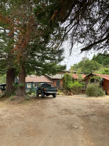 a car parked in front of the road