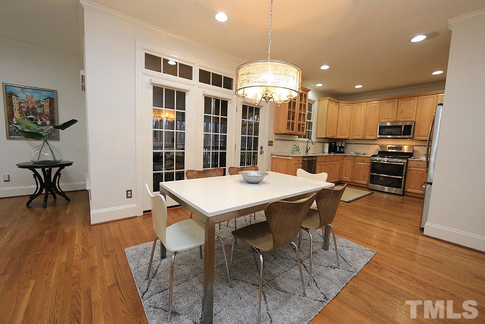 5208 Strathmore Drive Raleigh, NC 27613 - Photo 11 of 30 Easy access to the Deck, Hardwoods