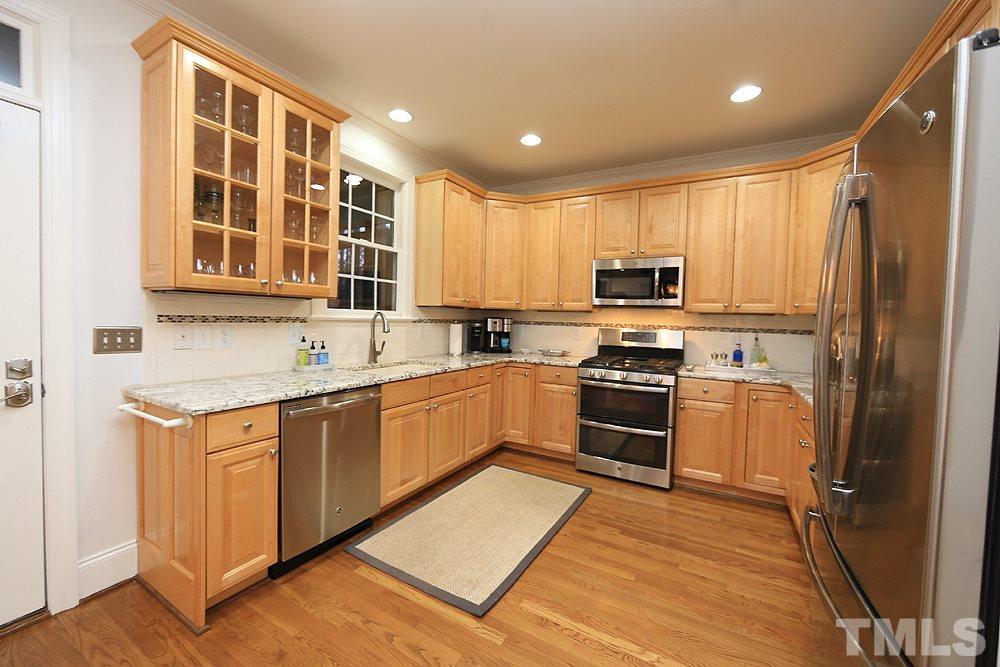 5208 Strathmore Drive Raleigh, NC 27613 - Photo 13 of 30 Stainless appliances, Refrigerator conveys, Gas Range