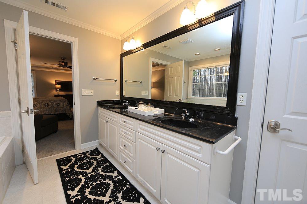 5208 Strathmore Drive Raleigh, NC 27613 - Photo 18 of 30 Ceramic floor, separate Shower, Granite Couonter