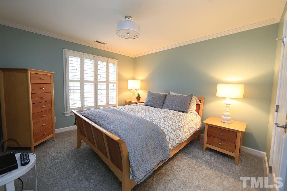 5208 Strathmore Drive Raleigh, NC 27613 - Photo 20 of 30 Carpet, Walk-in closet. Crown Molding