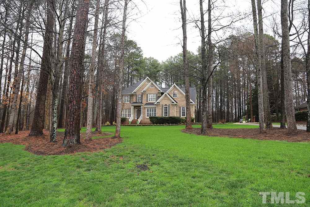 5208 Strathmore Drive Raleigh, NC 27613 - Photo 4 of 30 Set back from the street for privacy