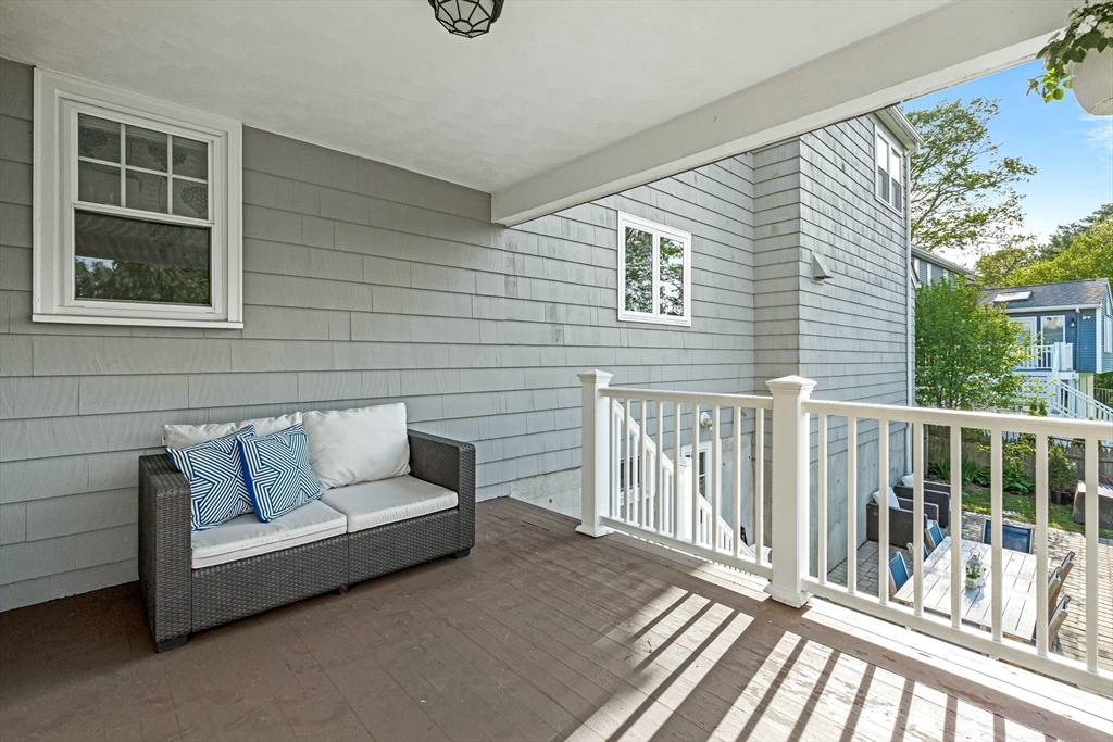 45 Rivard Road Needham, MA 02492 - Photo 12 of 35 a view of a two chairs in the balcony