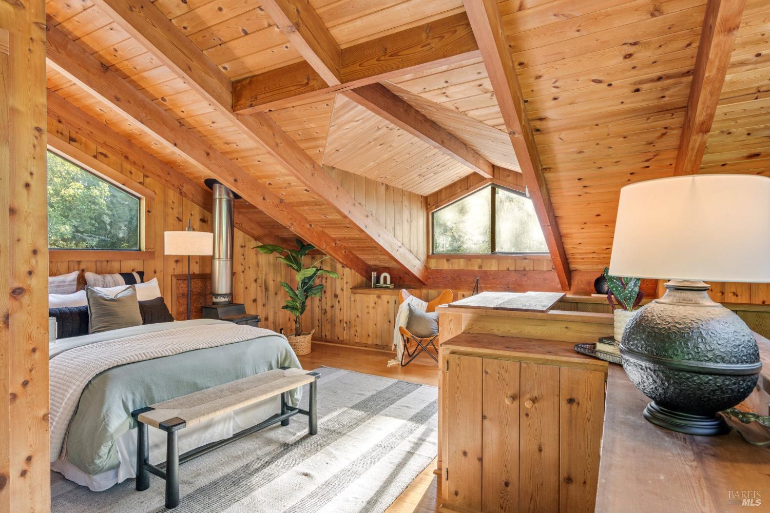 805 Wagnon Road Sebastopol, CA 95472 - Photo 26 of 56 a bedroom with furniture and a window