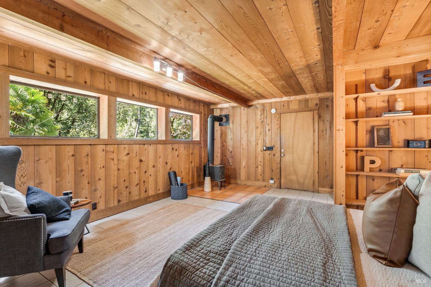 805 Wagnon Road Sebastopol, CA 95472 - Photo 35 of 56 a bedroom with a bed and a window