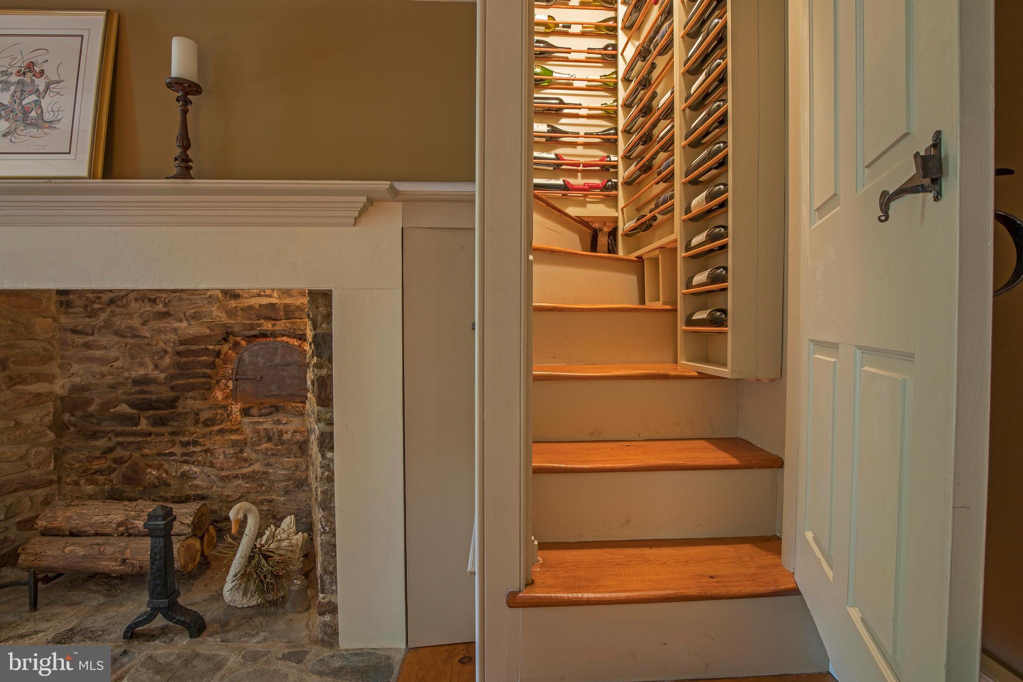 622 Headquarters Road Ottsville, PA 18942 - Photo 42 of 78 Pie stairs/wine racks