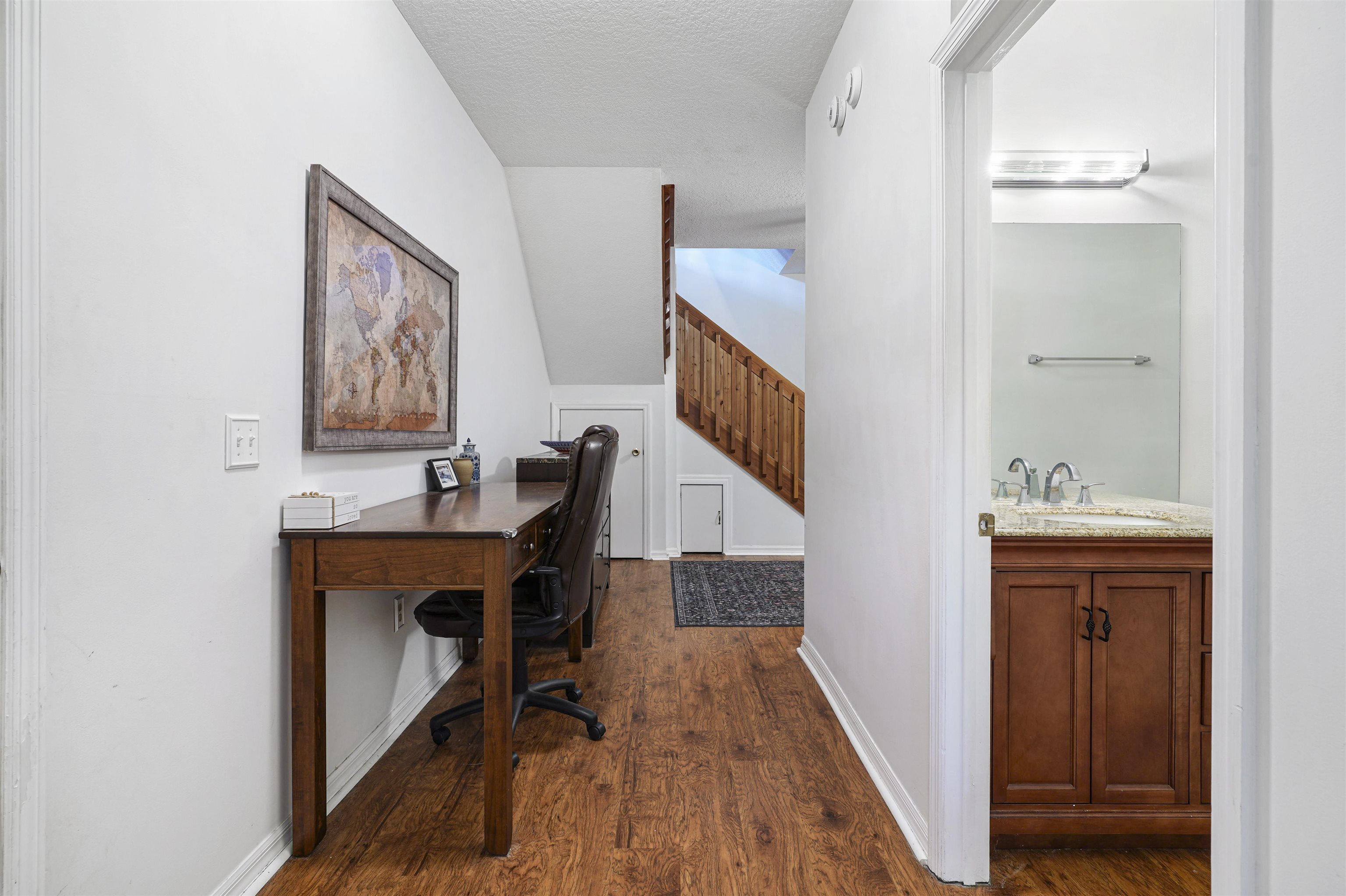 415 Fifteenth Street St. Augustine, FL 32084 - Photo 29 of 41 a view of hall way with furniture and wooden floor