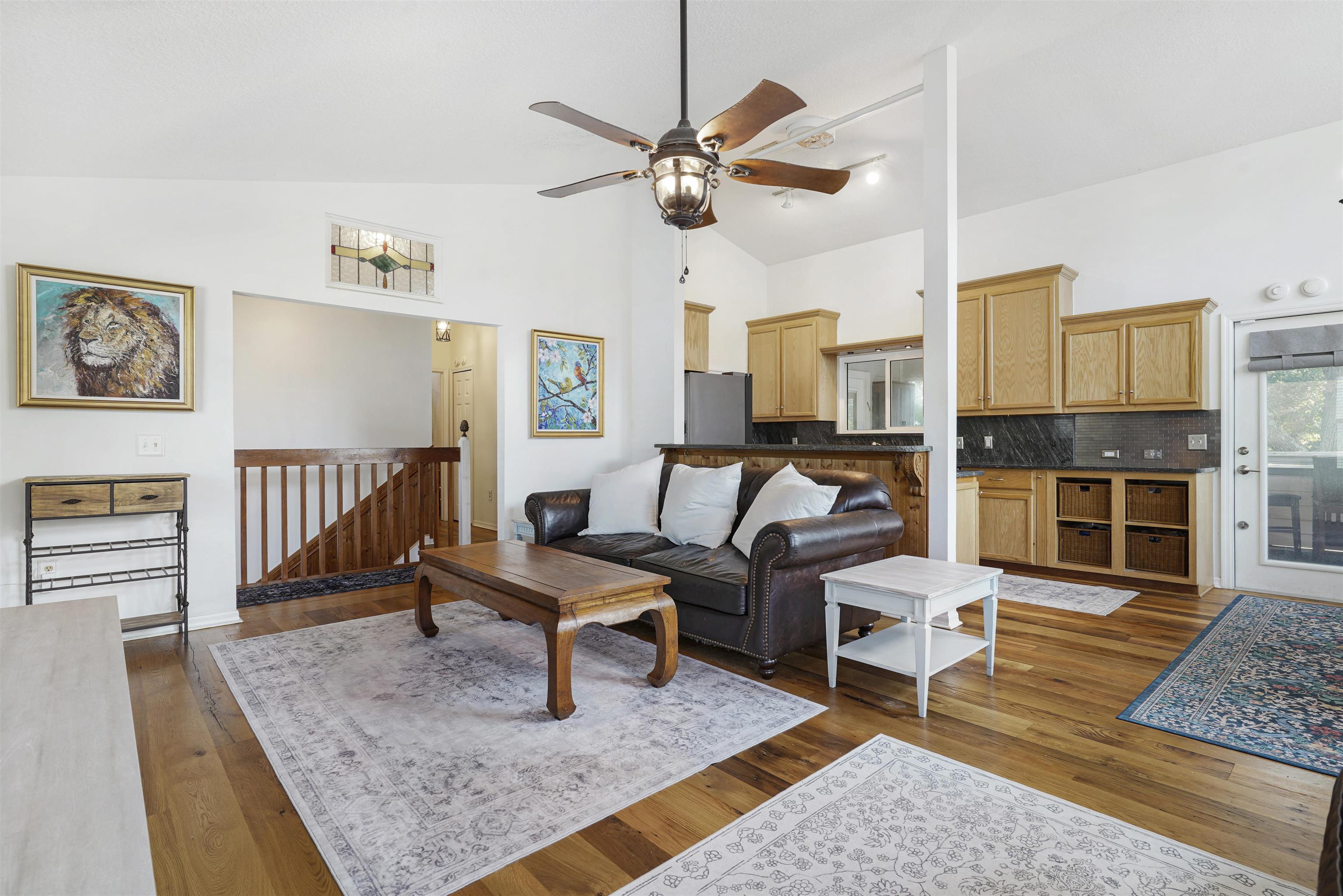 415 Fifteenth Street St. Augustine, FL 32084 - Photo 9 of 41 a living room with furniture and wooden floor