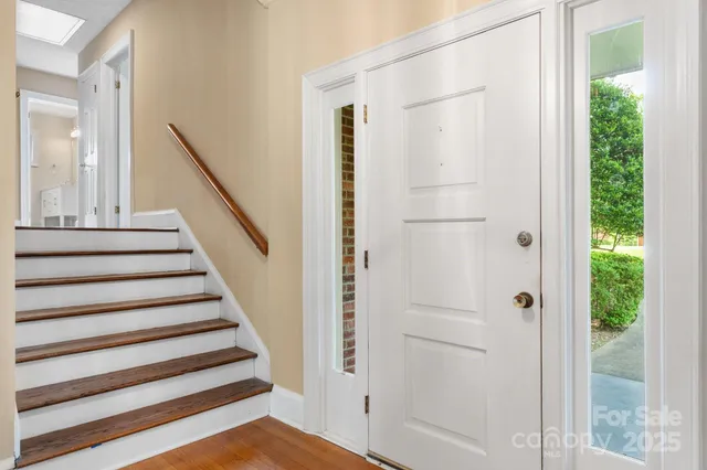 a view of entryway with staircase