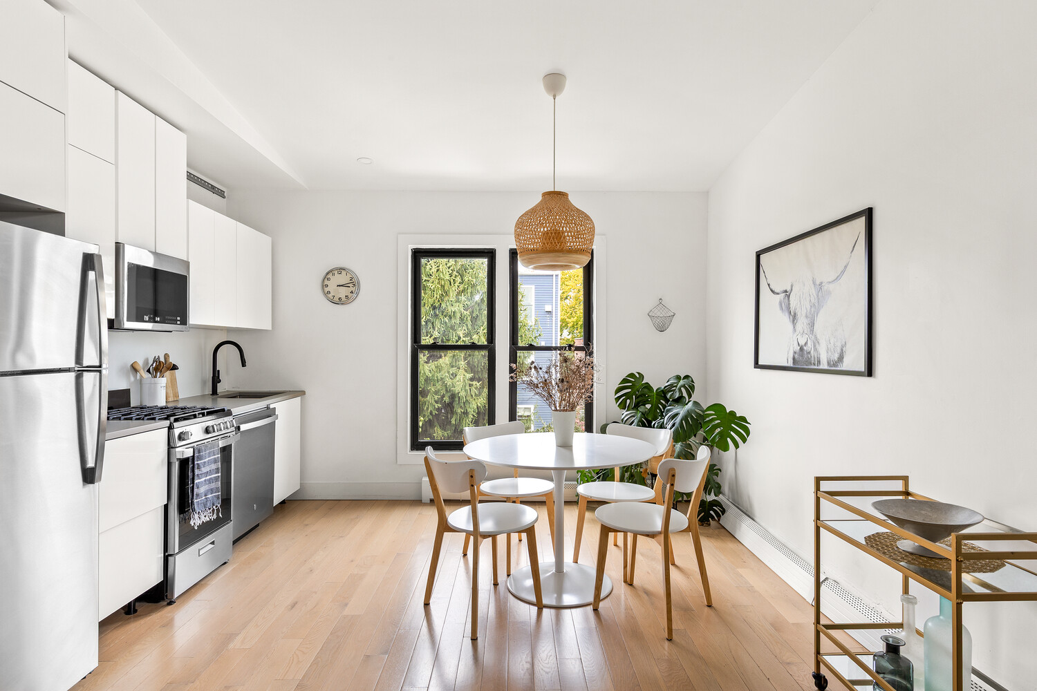 13 Reeve Place Brooklyn, NY 11218 - Photo 10 of 14 a view of a dining room with furniture window and wooden floor