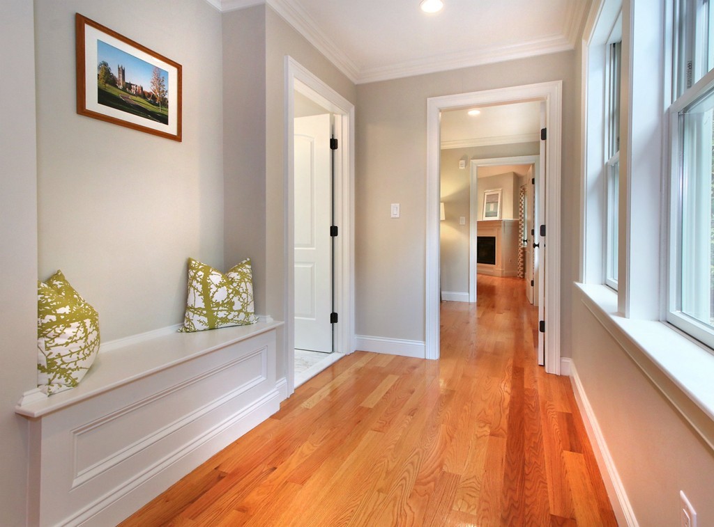 21 Cypress Road Wellesley, MA 02481 - Photo 15 of 23 a view of hallway with livingroom and wooden floor