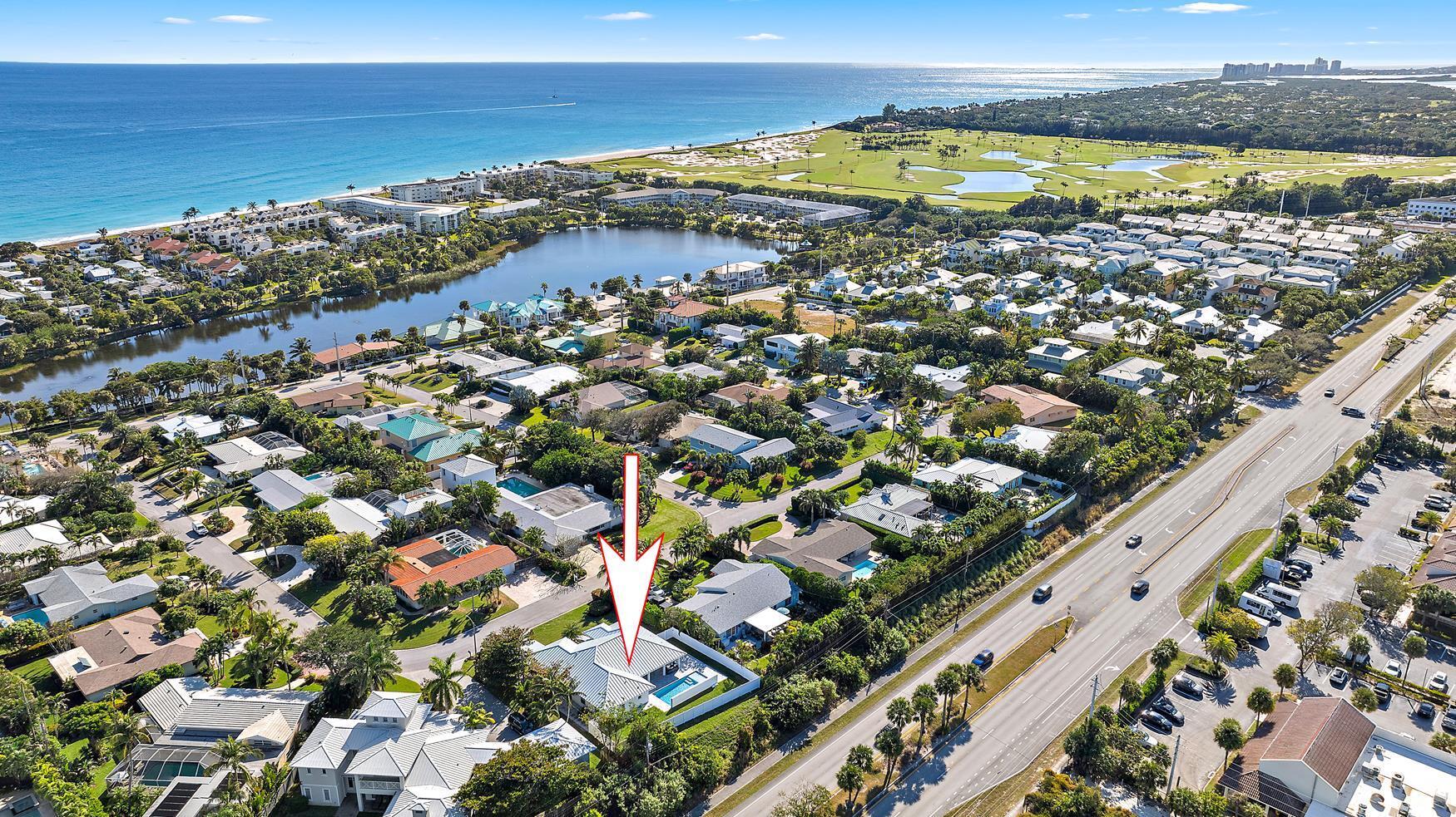 491 Sunset Way Juno Beach, FL 33408 - Photo 43 of 50 an aerial view of a city