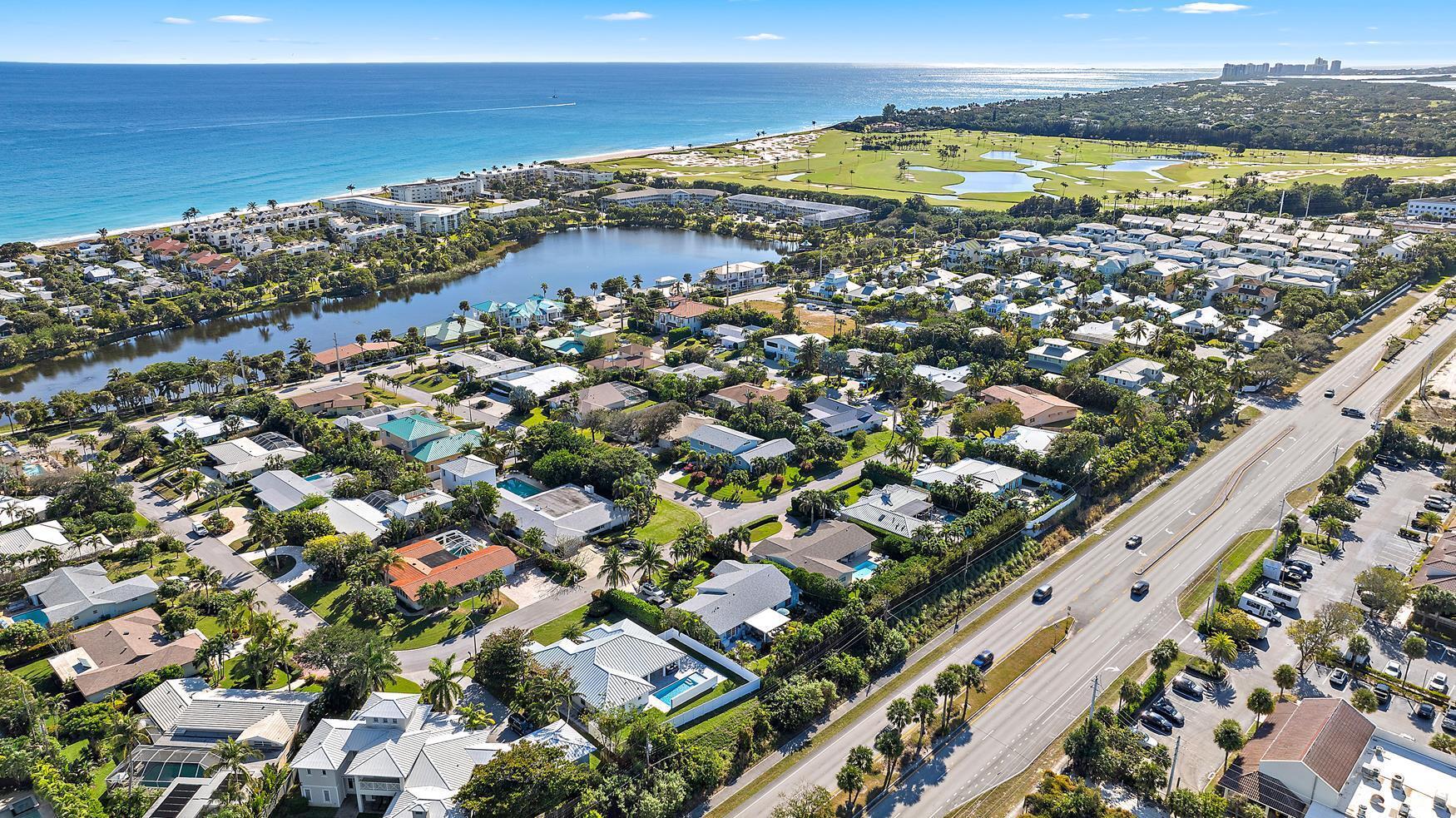 491 Sunset Way Juno Beach, FL 33408 - Photo 44 of 50 an aerial view of a city
