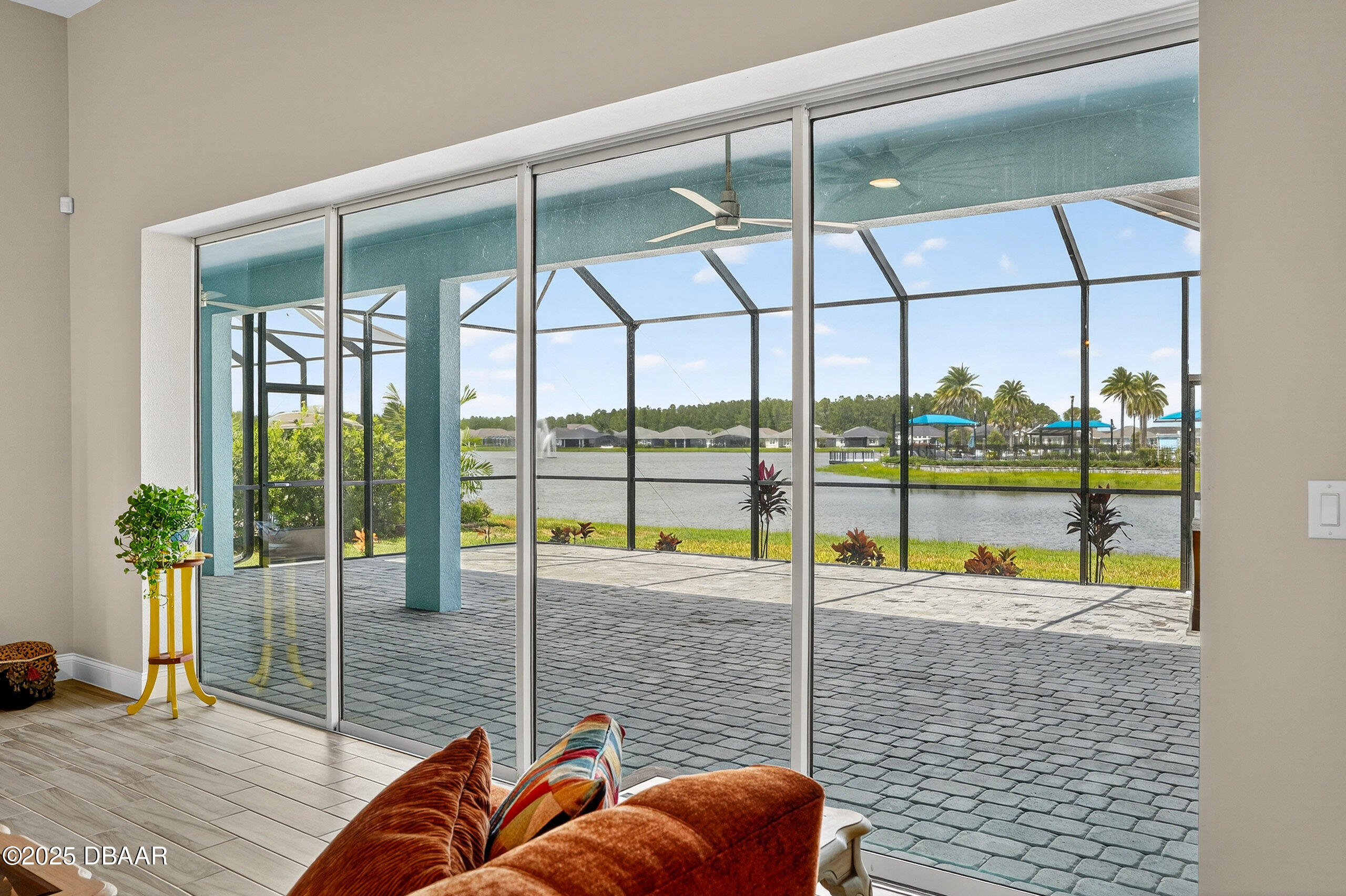 212 Fuchsia Street Daytona Beach, FL 32124 - Photo 16 of 54 a view of a living room and balcony