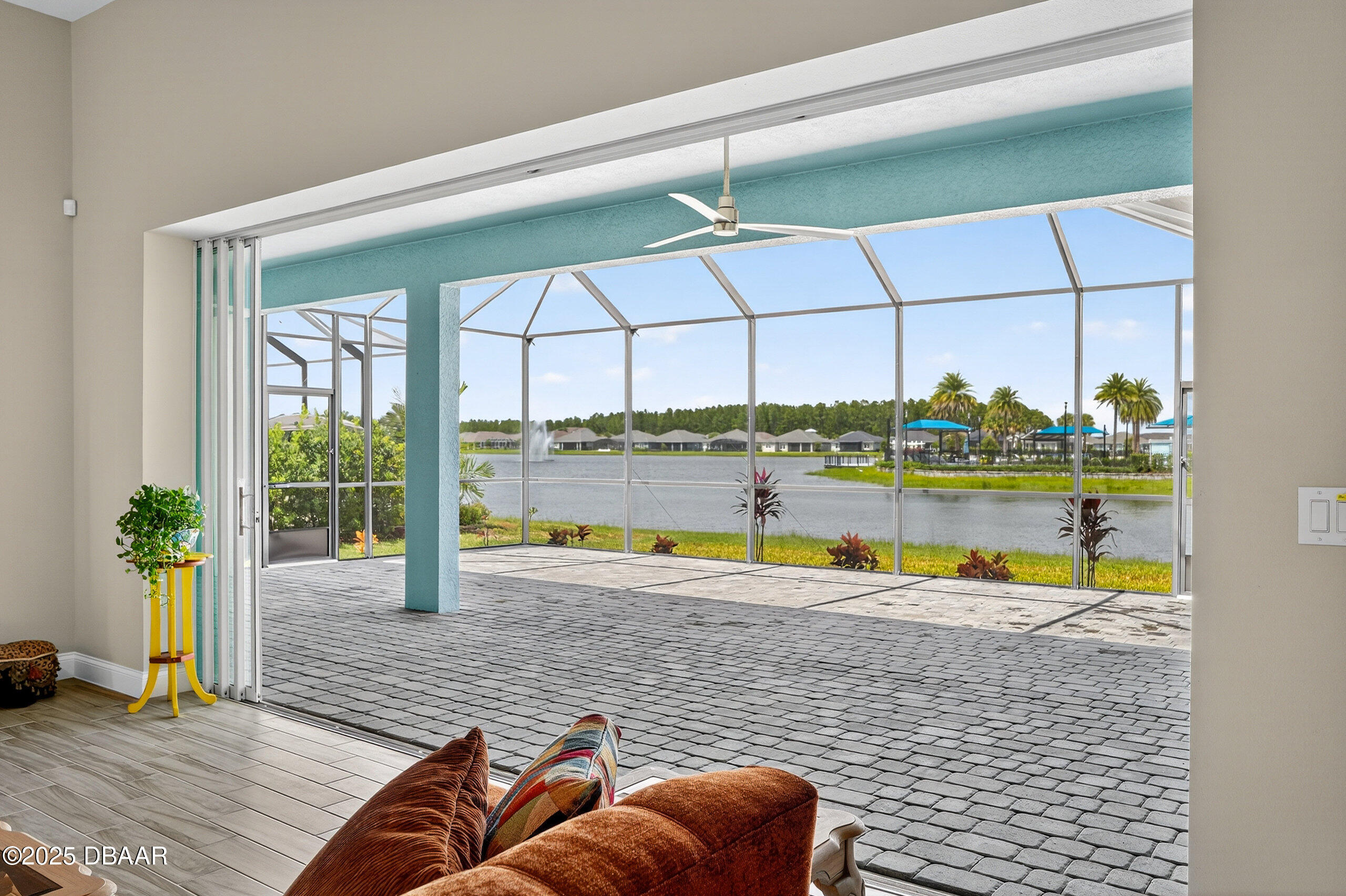 212 Fuchsia Street Daytona Beach, FL 32124 - Photo 17 of 54 a view of a swimming pool with a lounge chair