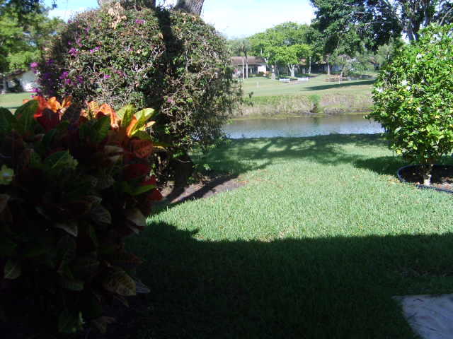 5344 Monterey Circle, Unit B Delray Beach, FL 33484 - Photo 21 of 26 VIEW FROM PATIO