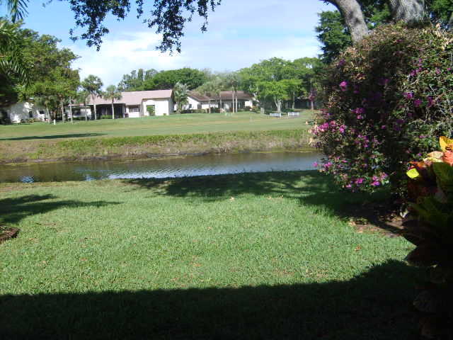 5344 Monterey Circle, Unit B Delray Beach, FL 33484 - Photo 22 of 26 VIEW FROM PATIO