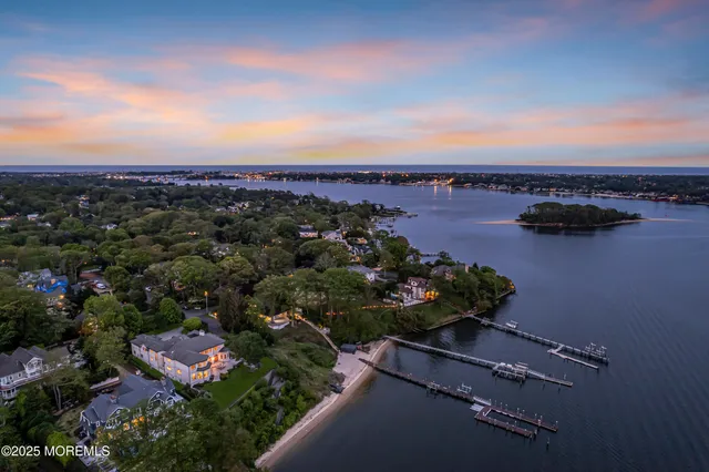 a view of a city and lake view