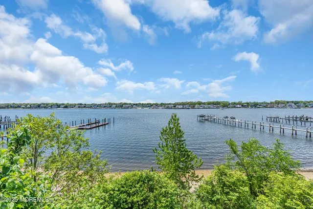 a view of a lake with outdoor space