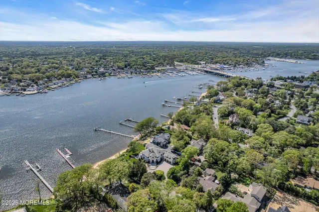 a view of a lake with outdoor space