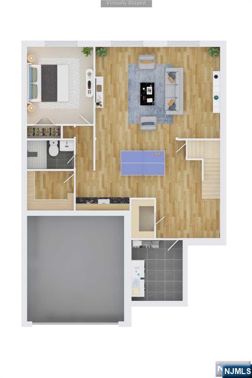 75 Mazur Place Hawthorne, NJ 07506 - Photo 4 of 9 a living room with stainless steel appliances kitchen island granite countertop a refrigerator and a stove