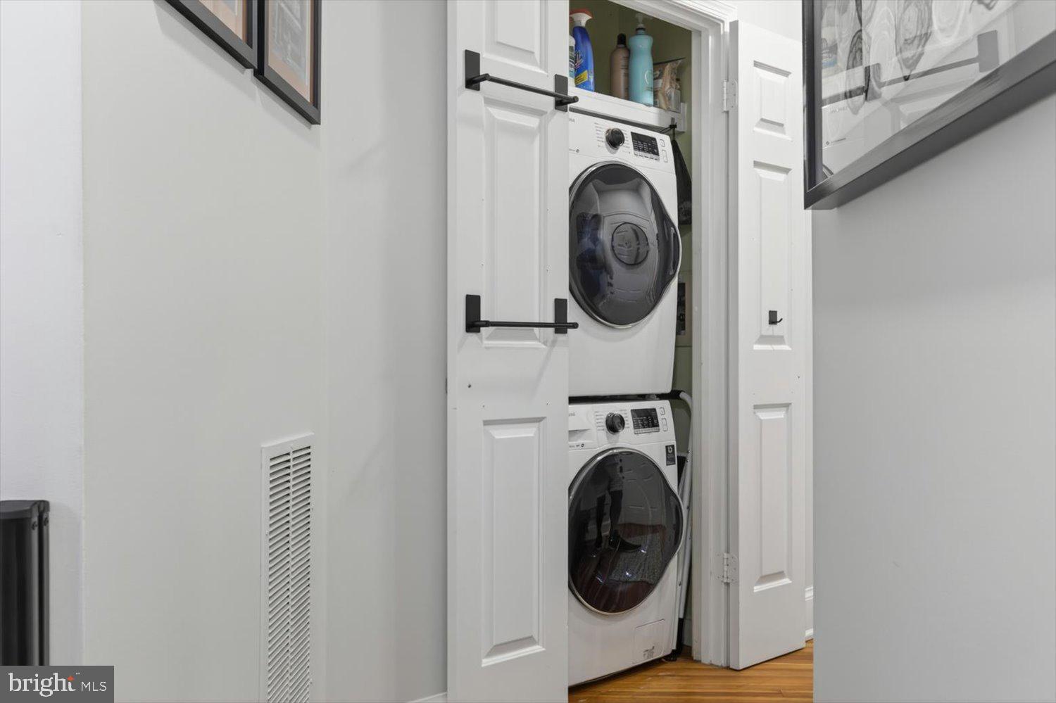 410 5th Street Northeast, Unit 1 Washington, DC 20002 - Photo 27 of 37 Efficient laundry nook in modern design.