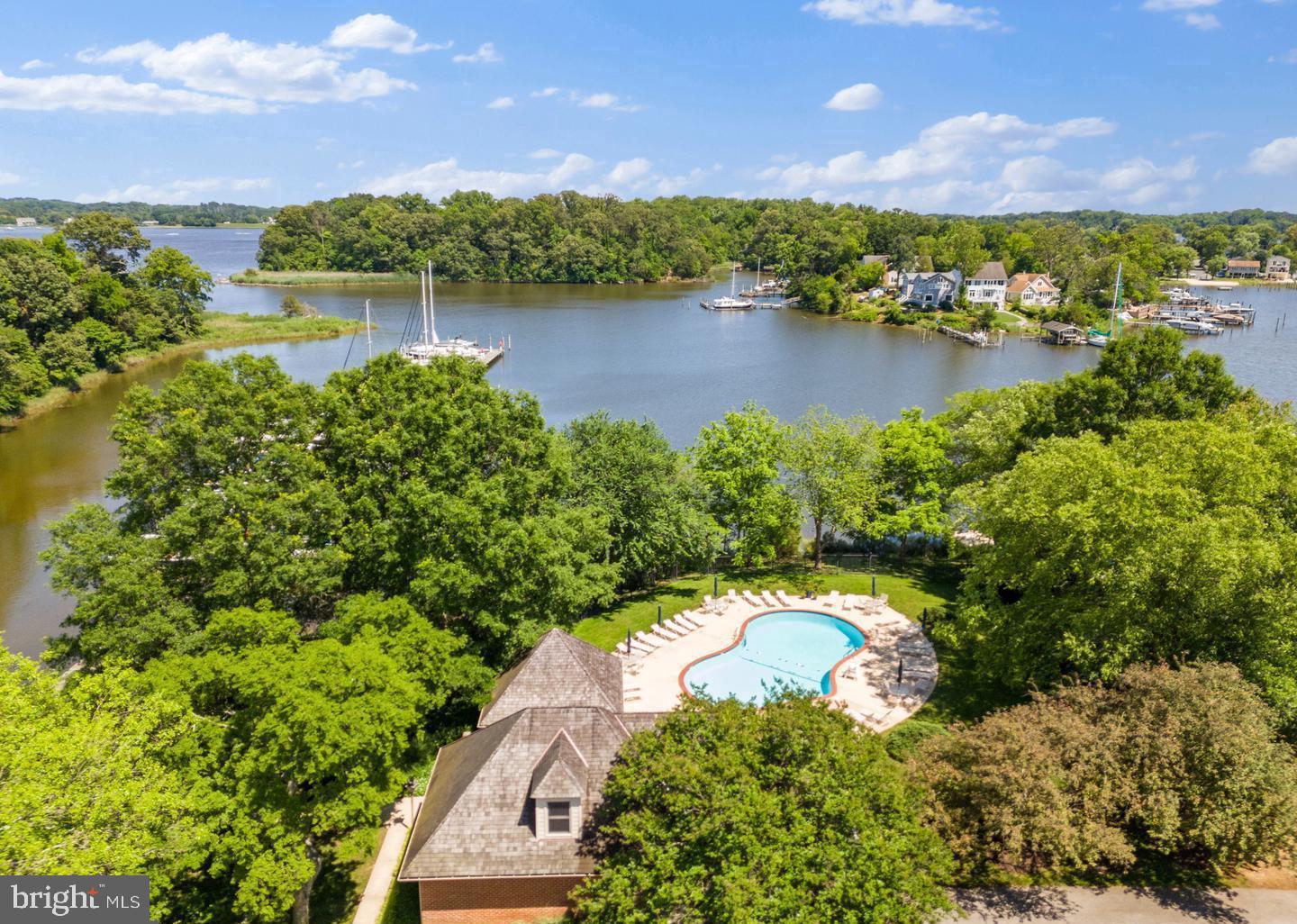 1100 South River Landing Road Edgewater, MD 21037 - Photo 41 of 51 a view of a lake with a houses