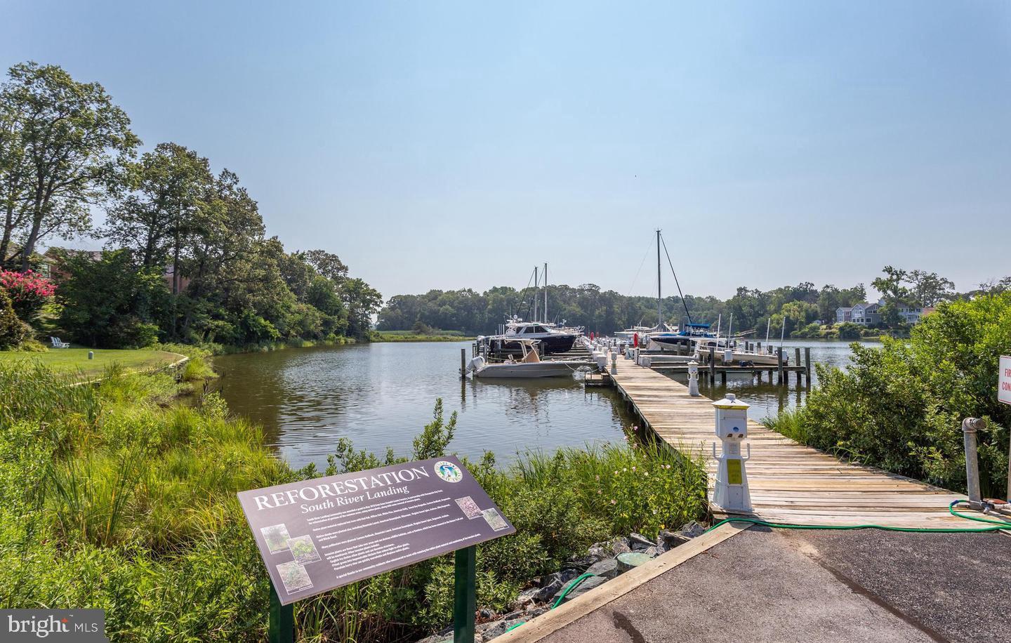 1100 South River Landing Road Edgewater, MD 21037 - Photo 47 of 51 a view of a lake with sitting area