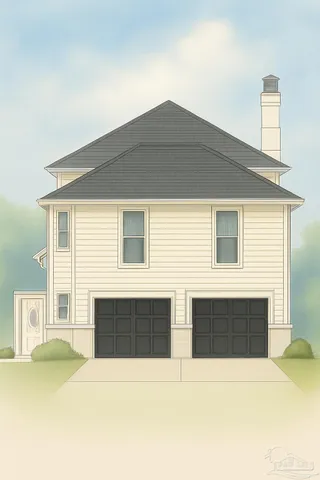 a front view of house with yard