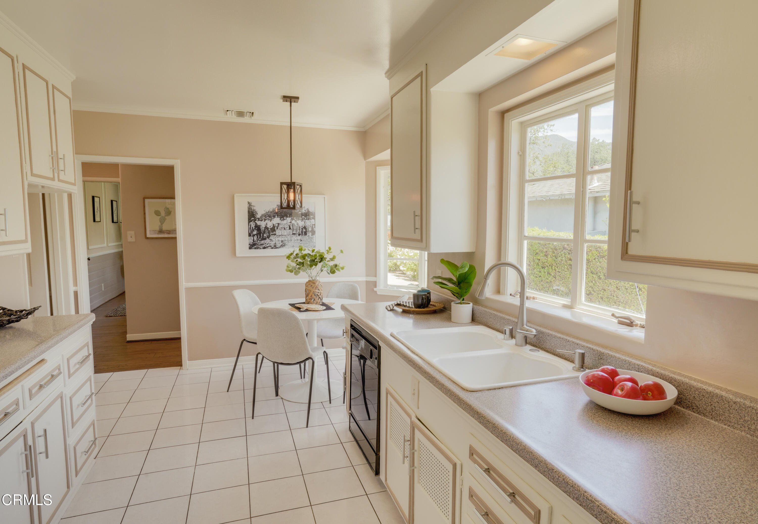 2540 Lambert Drive Pasadena, CA 91107 - Photo 13 of 30 a kitchen with a sink and a refrigerator